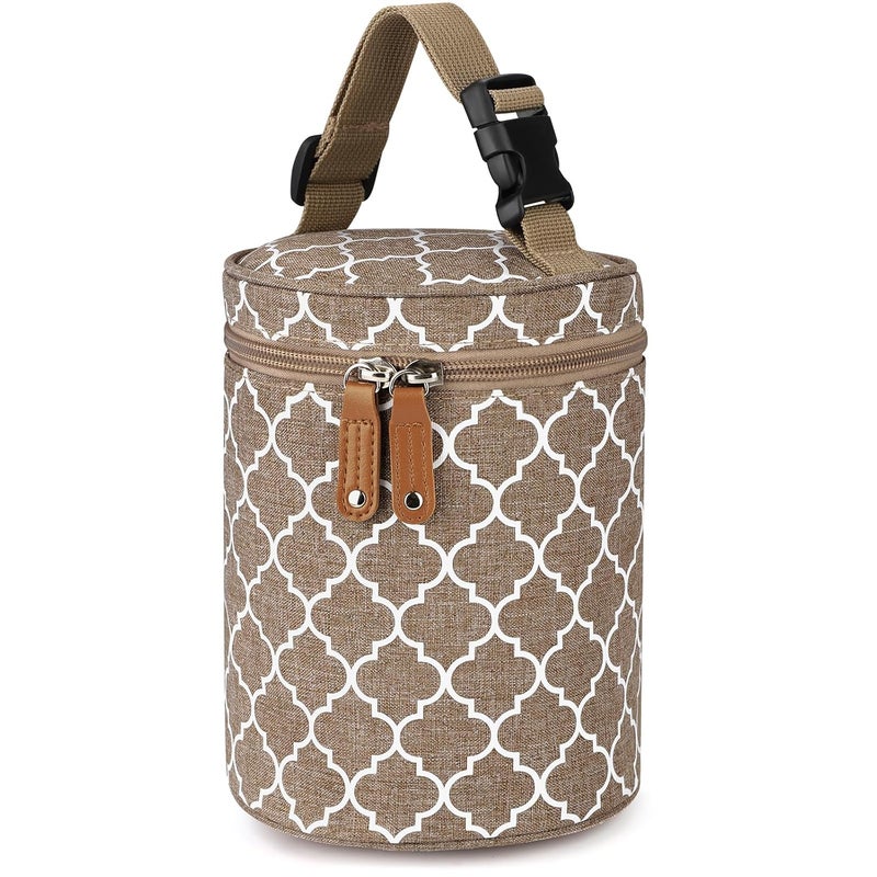 accmor Breastmilk Cooler Bag, Insulated Baby Bottle Cooler Tote Bags for Nursing Mom Daycare - Image 1